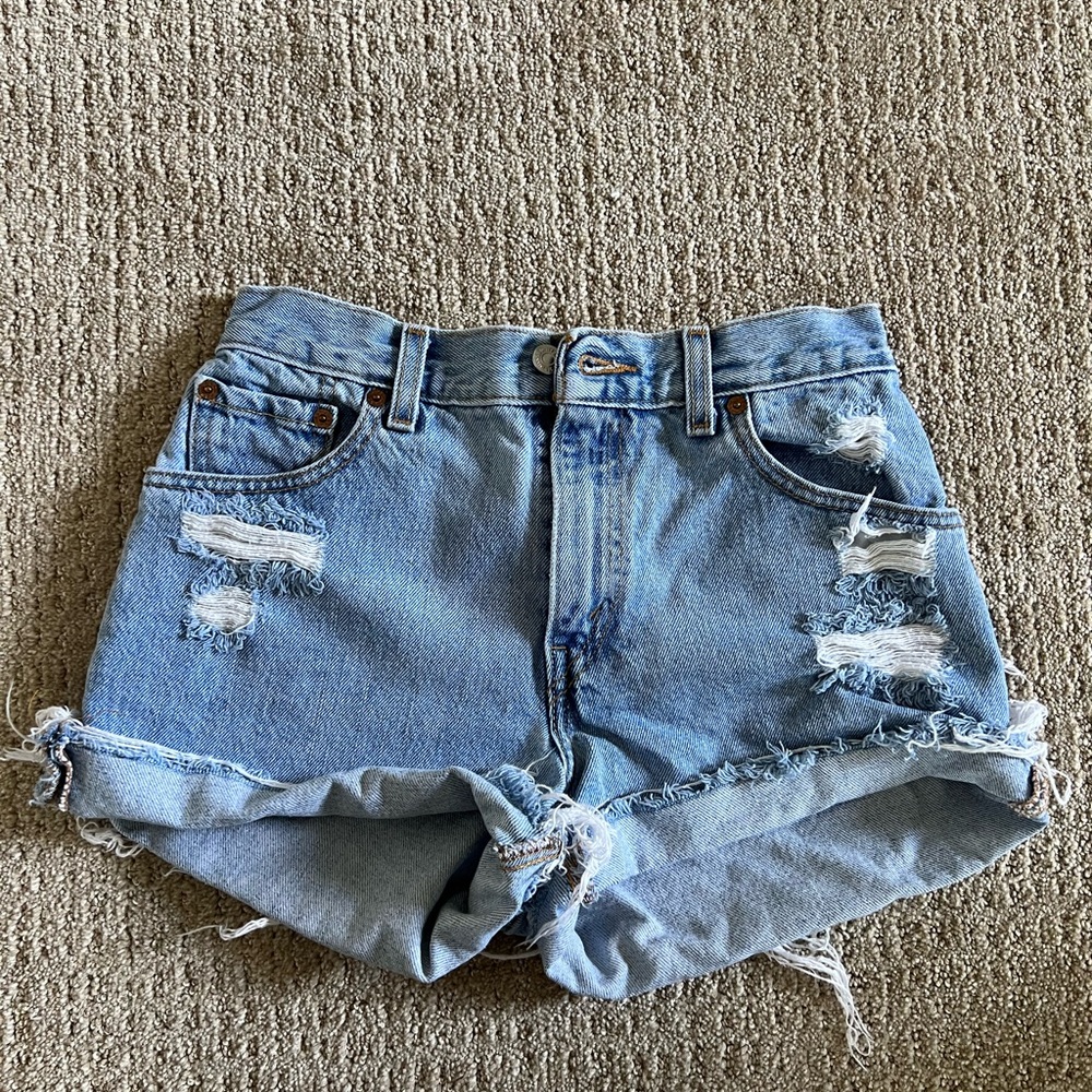 Size 2/3 vintage Levi and Yoyo shorts bundle